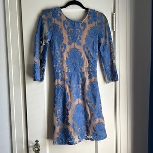 For Love and Lemons blue mini dress, XS